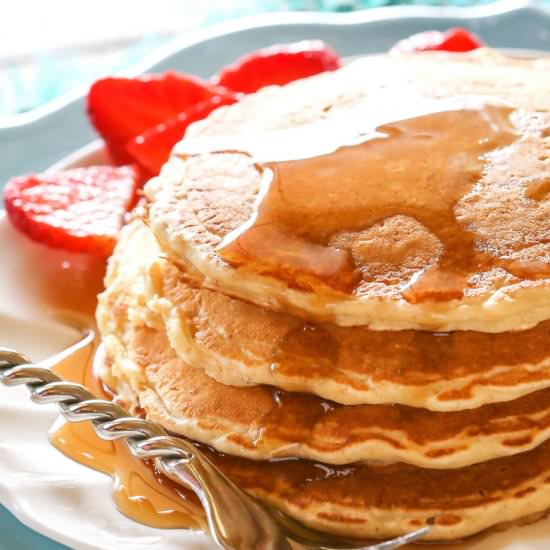 Healthy Oatmeal Pancakes