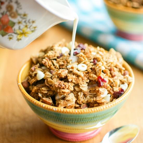 White Chocolate Cranberry Granola