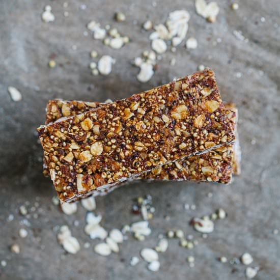 Ancient Grain Fig Date Bars