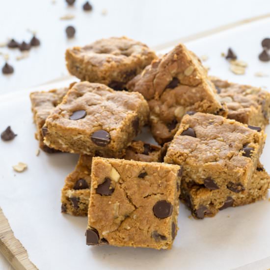 Flourless Peanut Butter Blondies