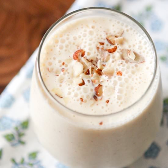 Almond Peach Kefir Smoothie
