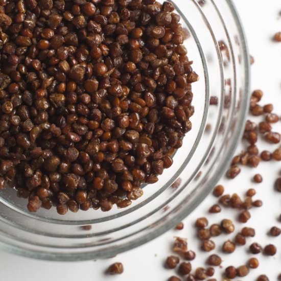 Vegan Lentil Fakin’ (Bacon) Bits