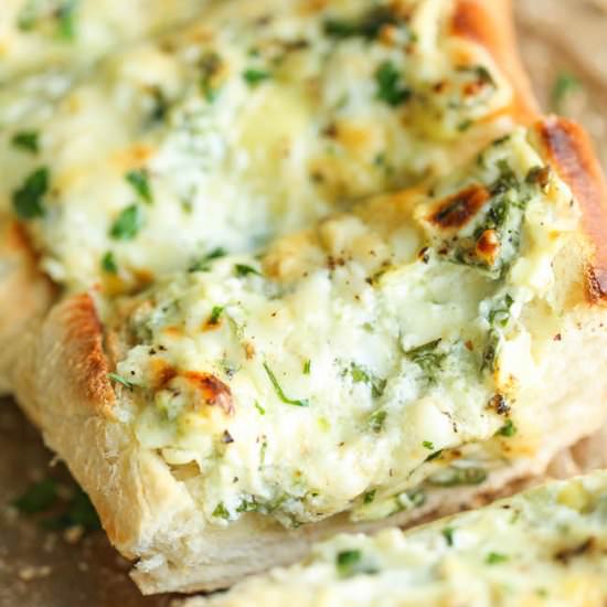 Spinach & Artichoke Dip Bread