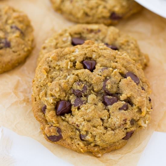 GF Oatmeal Chocolate Chip Cookies