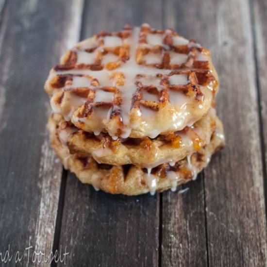 Cinnamon Roll Waffles