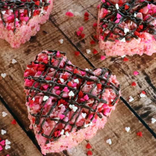 Strawberry Rice Krispie Treats