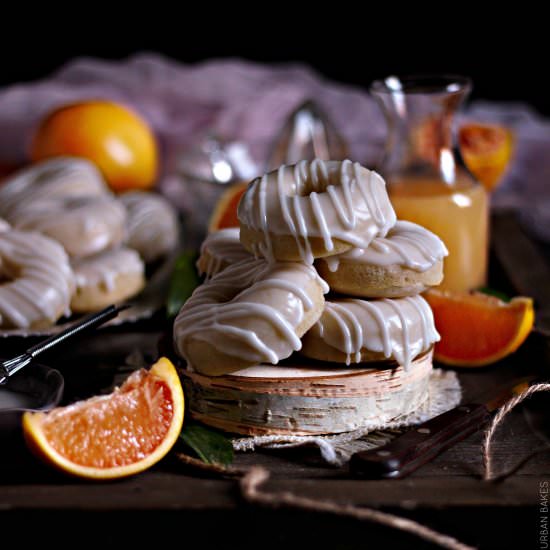Baked Grapefruit Donuts