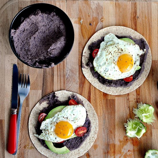 Black Bean Breakfast Taco