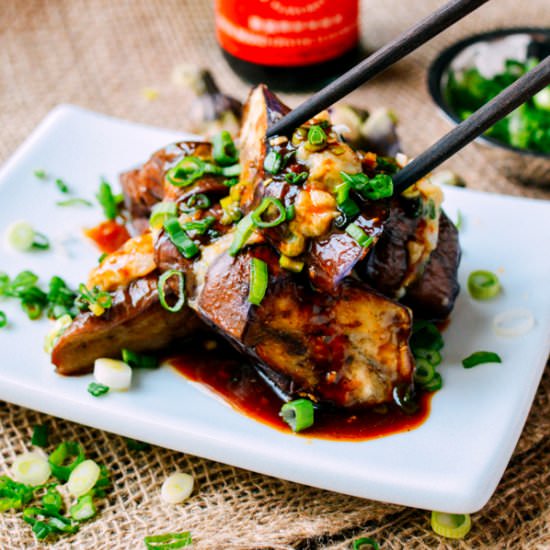 Chinese Stuffed Eggplant