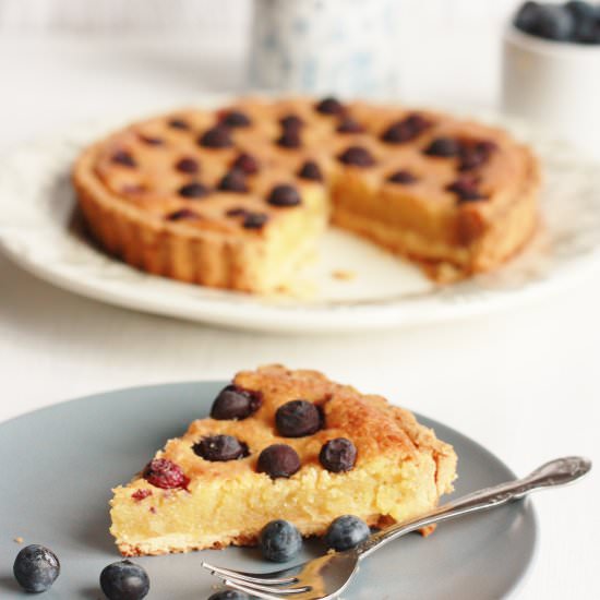 Blueberry tart