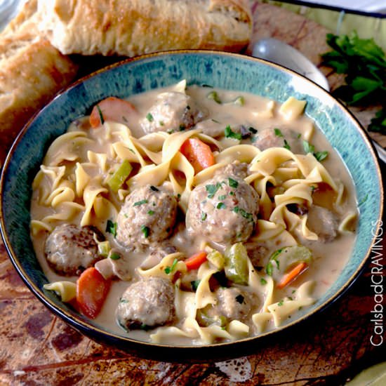 Swedish Meatball Soup