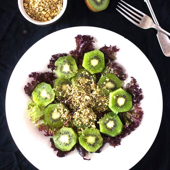 Kiwi & Homemade Dukkah Salad