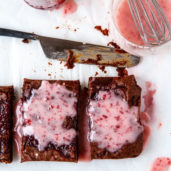 Strawberry Brownies