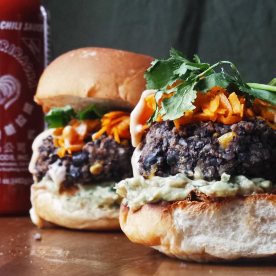 Sante Fe Black Bean Burger