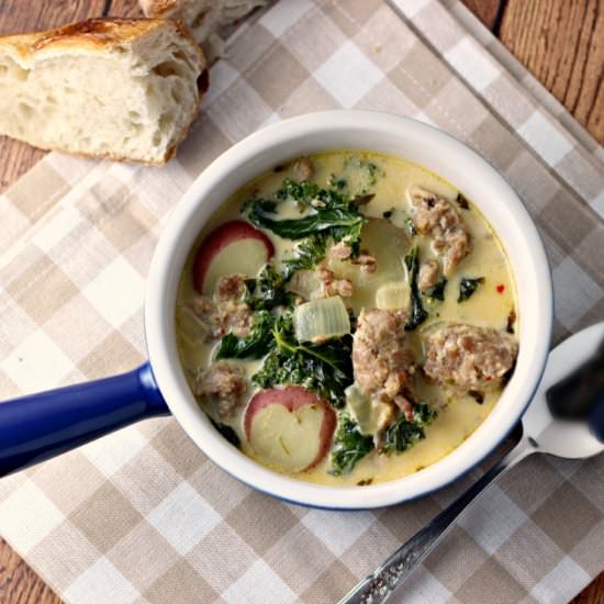 Skinny Zuppa Toscana Soup