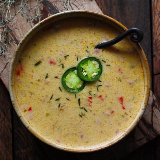 Jalapeño Beer Cheese Soup