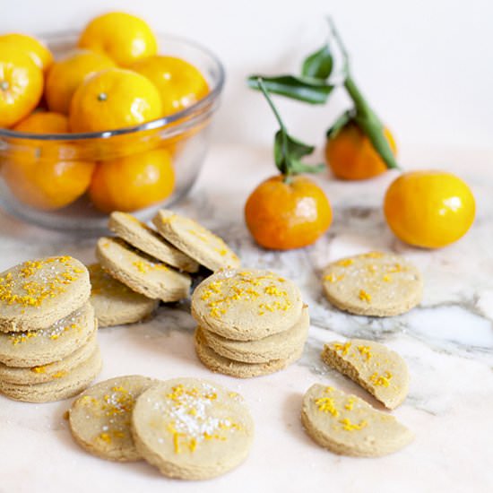 Chickpea Shortbread Cookies (V +GF)