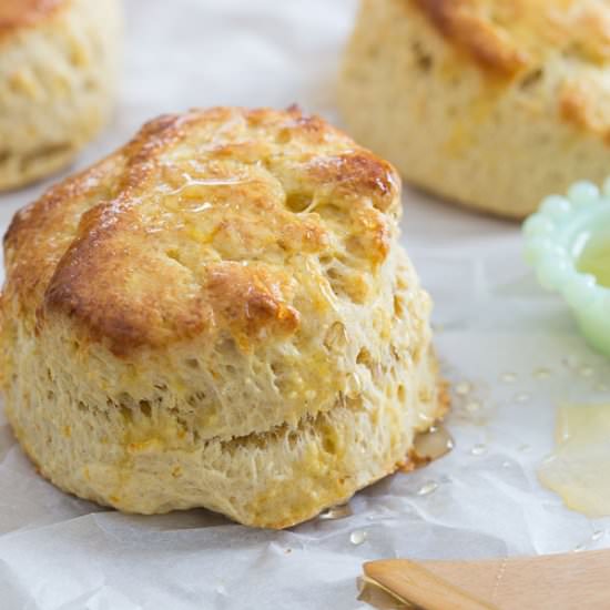 Citrus Honey Biscuits