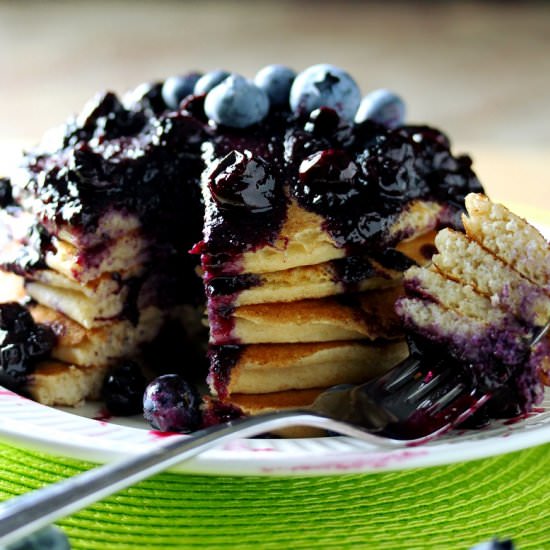 Make Ahead Whole Wheat Pancakes
