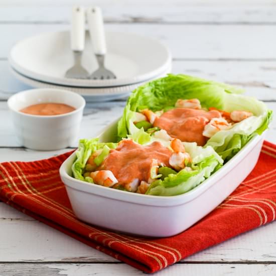 Shrimp Cocktail Lettuce Cups