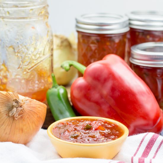 Sweet Red Pepper Relish