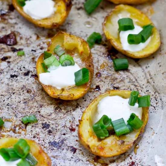 Healthy Potato Skin Poppers