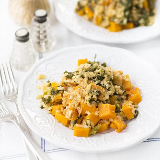 Butternut Squash & Kale Risotto