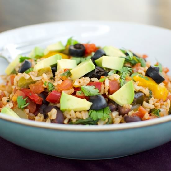 Brown Rice and Black Beans