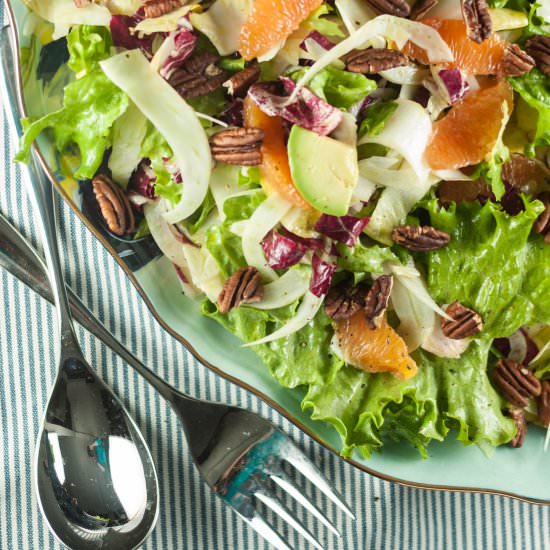 Cara Cara Orange and Avocado Salad