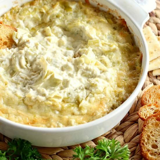 The Best Artichoke Dip