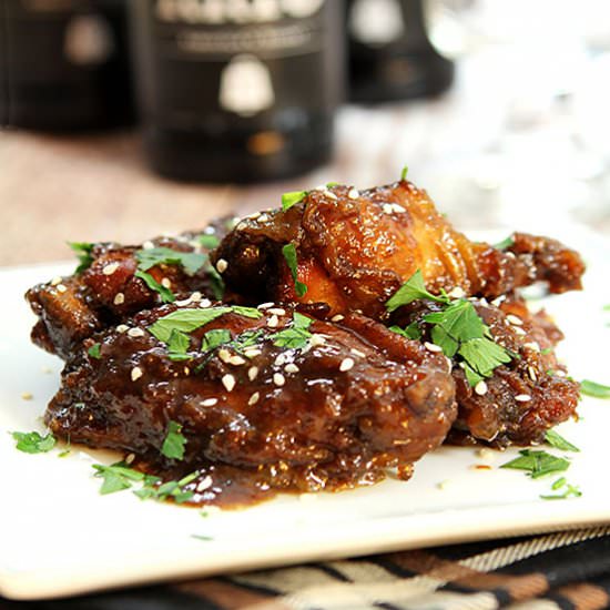 Sweet and Sticky Chicken Wings