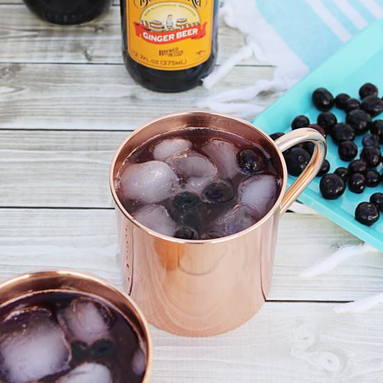 Blueberry Moscow Mule