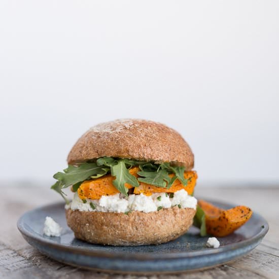 Maple Squash & Ricotta Sandwich