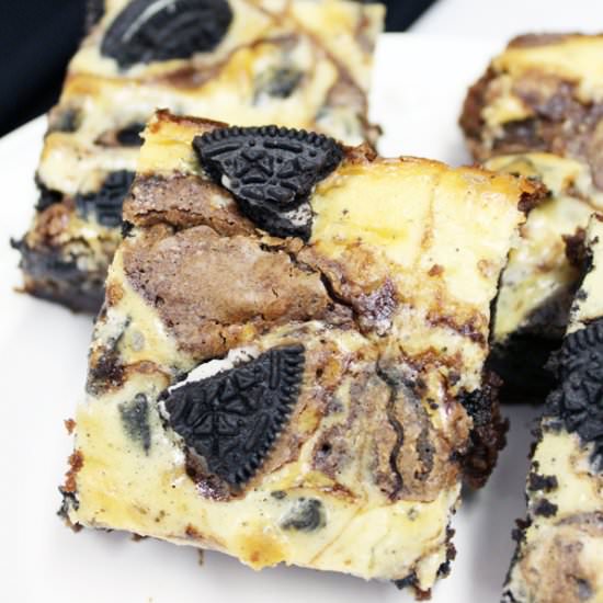 Cream Cheese Oreo Brownies