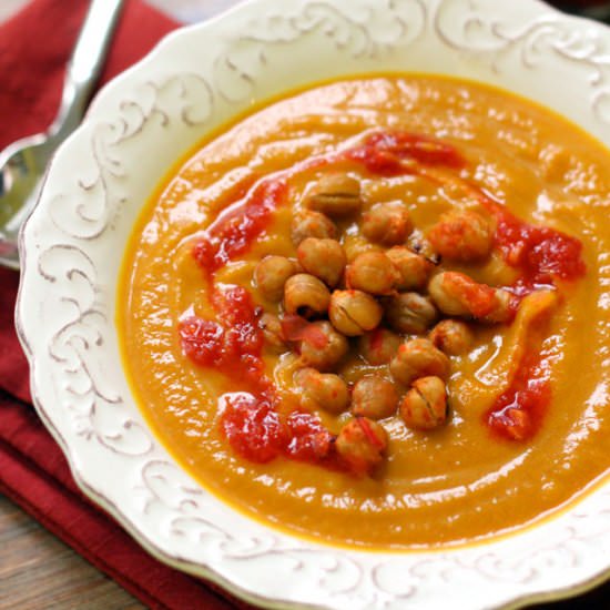 Carrot, Squash, and Coriander Soup