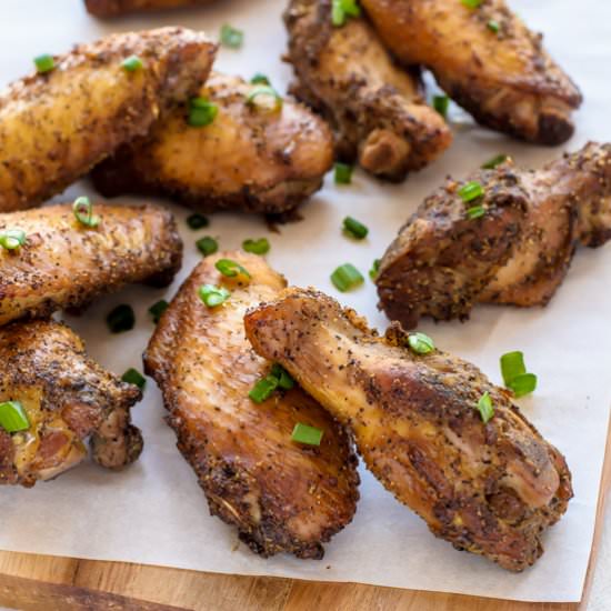 Garlic Black Pepper Chicken Wings