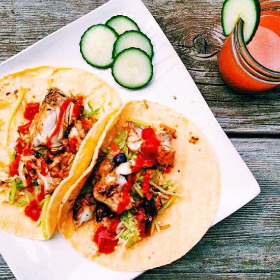 Gluten Free Spicy Fish Tacos