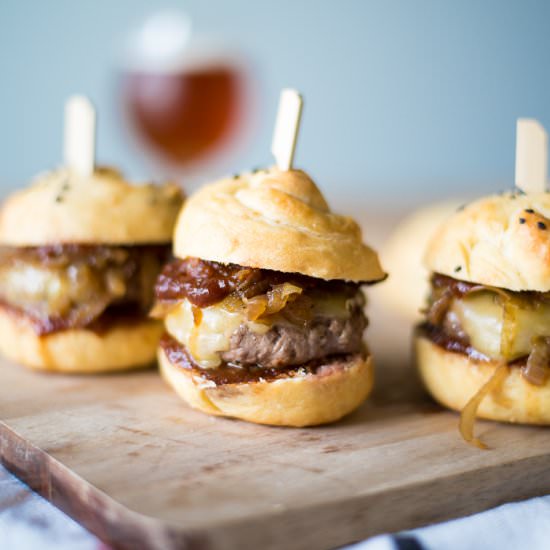 Porter BBQ Craft Beer Sliders