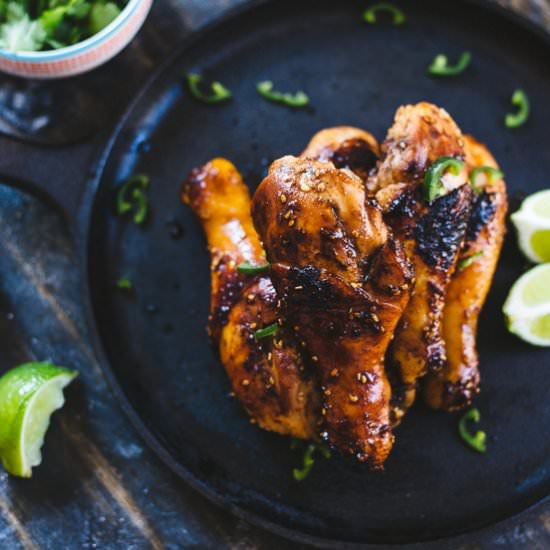 Sweet & Spicy Drumsticks
