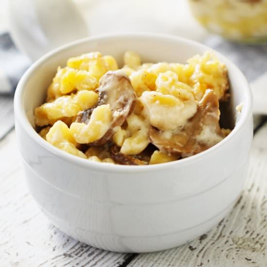 Mushroom & Truffle Oil Mac n Cheese