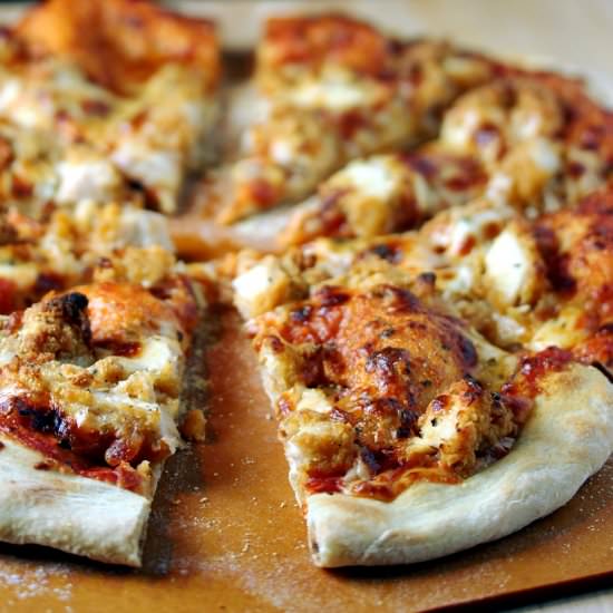 Crispy Chicken Parm Pizza