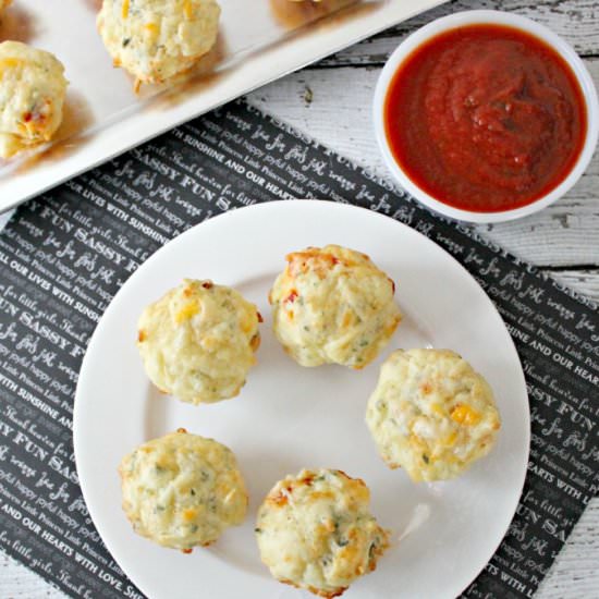 Gluten Free Pizza Puff Appetizers