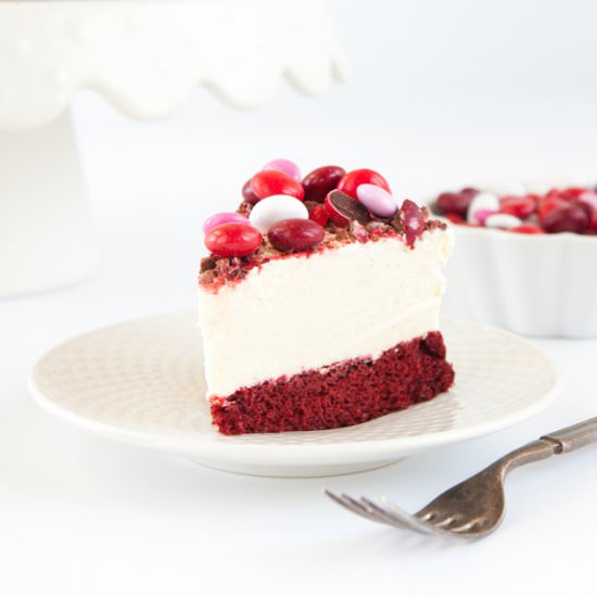 Frozen Red Velvet Cheesecake