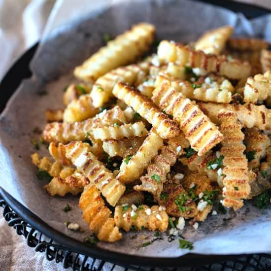 Oven-Baked Crispy Truffled Fries