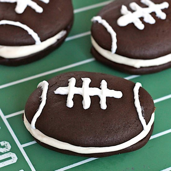 Football Whoopie Pies