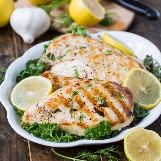 Grilled Greek Chicken
