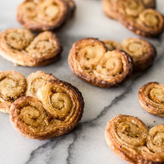 Spiced Orange Palmiers