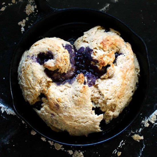 Blueberry biscuit heart