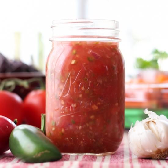 Hot And Spicy Fermented Salsa