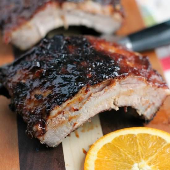 Orange Barbecued Ribs